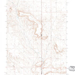 United States Geological Survey Spoon Butte, WY-NE (1990, 24000-Scale) digital map