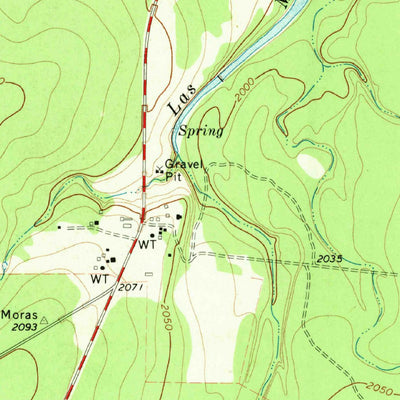 United States Geological Survey Spoon Draw, TX (1970, 24000-Scale) digital map