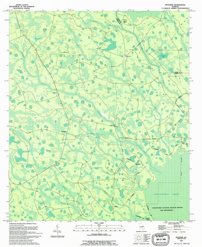 United States Geological Survey Spooner, GA (1994, 24000-Scale) digital map