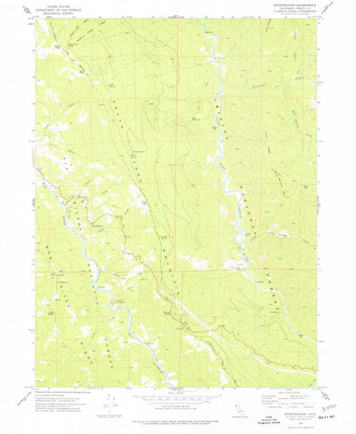 United States Geological Survey Sportshaven, CA (1973, 24000-Scale) digital map