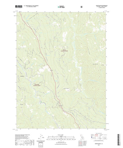 United States Geological Survey Sportshaven, CA (2022, 24000-Scale) digital map