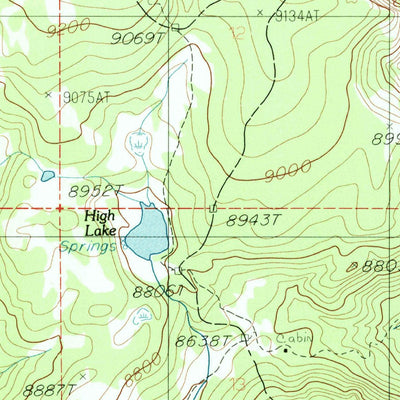 United States Geological Survey Sportsman Lake, MT-WY (1986, 24000-Scale) digital map