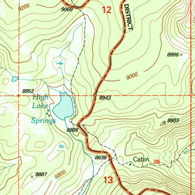 United States Geological Survey Sportsman Lake, MT-WY (2000, 24000-Scale) digital map