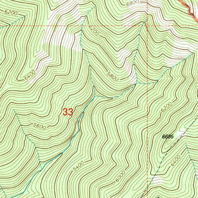 United States Geological Survey Spotted Bear Mountain, MT (1994, 24000-Scale) digital map