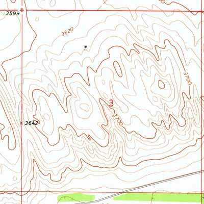 United States Geological Survey Spotted Horse Valley, NE (1971, 24000-Scale) digital map