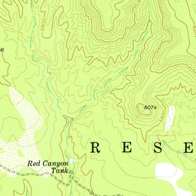United States Geological Survey Spotted Mountain, AZ (1977, 24000-Scale) digital map