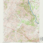 United States Geological Survey Spottsville, KY (1971, 24000-Scale) digital map