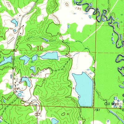 United States Geological Survey Spotville, AR (1966, 24000-Scale) digital map