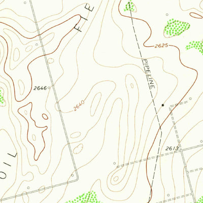 United States Geological Survey Spraberry, TX (1965, 24000-Scale) digital map