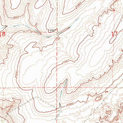 United States Geological Survey Sprague Lake SW, WA (1969, 24000-Scale) digital map