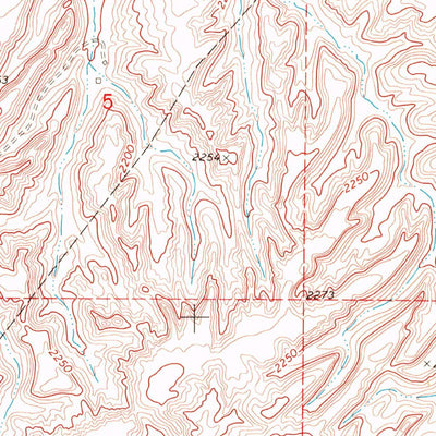 United States Geological Survey Sprague Lake, WA (1969, 24000-Scale) digital map