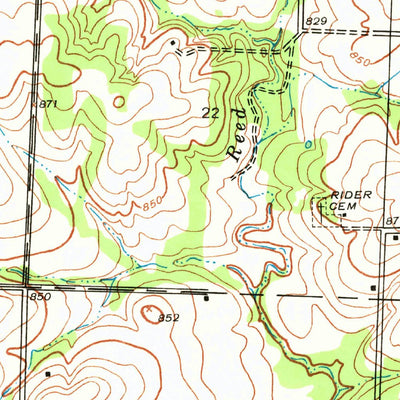 United States Geological Survey Sprague, MO (1942, 24000-Scale) digital map