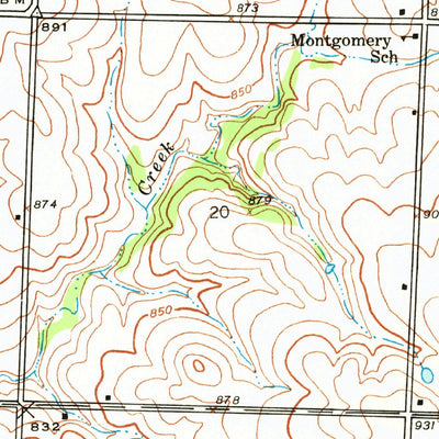 United States Geological Survey Sprague, MO (1942, 24000-Scale) digital map
