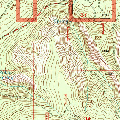 United States Geological Survey Sprague River West, OR (1998, 24000-Scale) digital map