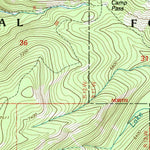 United States Geological Survey Spread Mountain, MT (1999, 24000-Scale) digital map