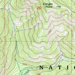 United States Geological Survey Spread Mountain, MT (1999, 24000-Scale) digital map