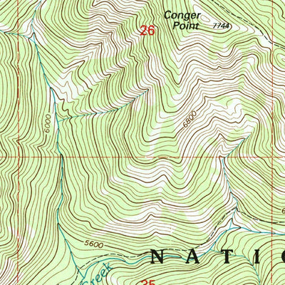 United States Geological Survey Spread Mountain, MT (1999, 24000-Scale) digital map