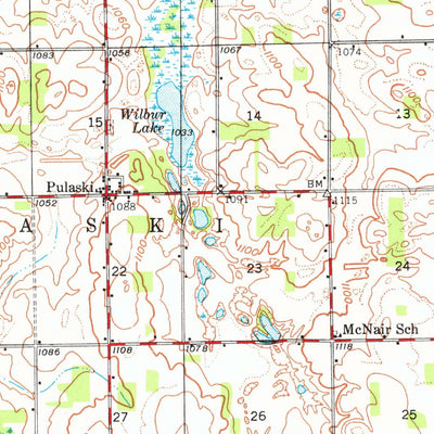 United States Geological Survey Spring Arbor, MI (1948, 62500-Scale) digital map
