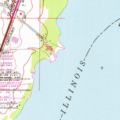 United States Geological Survey Spring Bay, IL (1949, 24000-Scale) digital map