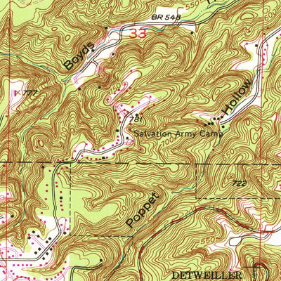 United States Geological Survey Spring Bay, IL (1949, 24000-Scale) digital map