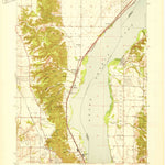 United States Geological Survey Spring Bay, IL (1950, 24000-Scale) digital map
