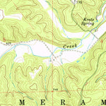 United States Geological Survey Spring Bluff, MO (1966, 24000-Scale) digital map