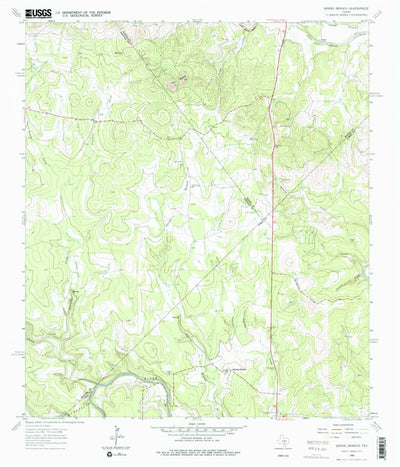 United States Geological Survey Spring Branch, TX (1964, 24000-Scale) digital map