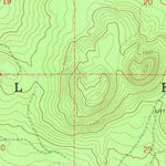 United States Geological Survey Spring Butte, OR (1963, 24000-Scale) digital map