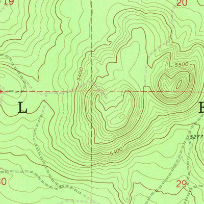 United States Geological Survey Spring Butte, OR (1963, 24000-Scale) digital map