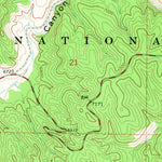 United States Geological Survey Spring Canyon, NM (1967, 24000-Scale) digital map