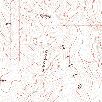 United States Geological Survey Spring City, NV (1980, 24000-Scale) digital map