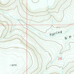United States Geological Survey Spring Creek Basin, ID (1973, 24000-Scale) digital map