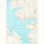 United States Geological Survey Spring Creek Bay, MT (1972, 24000-Scale) digital map