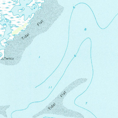 United States Geological Survey Spring Creek, FL (1972, 24000-Scale) digital map