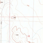 United States Geological Survey Spring Creek Flat NW, NV (1981, 24000-Scale) digital map