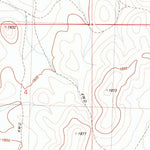 United States Geological Survey Spring Creek Flat NW, NV (1981, 24000-Scale) digital map
