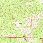 United States Geological Survey Spring Creek Junction, MT (1970, 24000-Scale) digital map