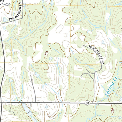 United States Geological Survey Spring Creek, LA (2020, 24000-Scale) digital map