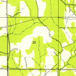 United States Geological Survey Spring Creek, LA-MS (1940, 31680-Scale) digital map