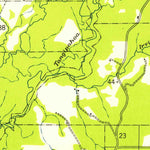 United States Geological Survey Spring Creek, LA-MS (1940, 31680-Scale) digital map