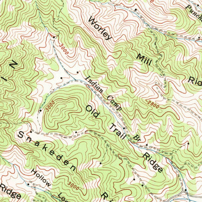United States Geological Survey Spring Creek, NC (1946, 24000-Scale) digital map
