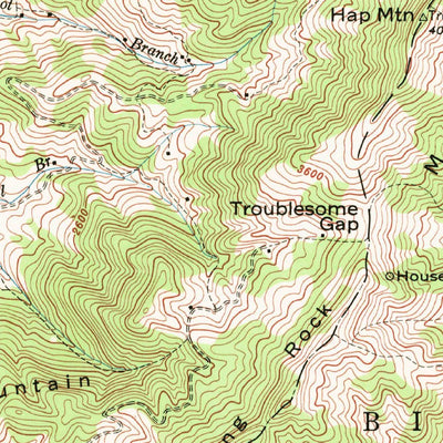 United States Geological Survey Spring Creek, NC (1946, 24000-Scale) digital map