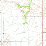 United States Geological Survey Spring Creek, ND (1980, 24000-Scale) digital map