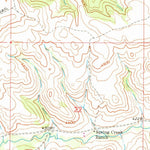 United States Geological Survey Spring Creek Ranch, MT (1967, 24000-Scale) digital map