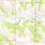 United States Geological Survey Spring Creek Ranch, MT (1967, 24000-Scale) digital map
