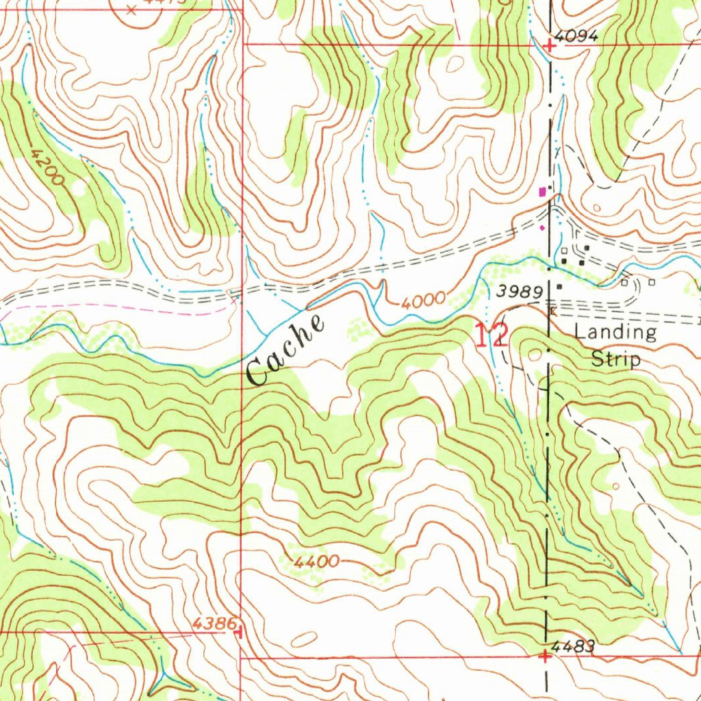 Spring Creek Ranch, MT (1967, 24000-Scale) Map by United States ...