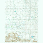 United States Geological Survey Spring Creek Reservoir, ID (1986, 24000-Scale) digital map