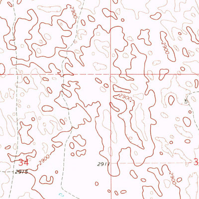 United States Geological Survey Spring Creek, SD (1969, 24000-Scale) digital map