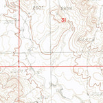 United States Geological Survey Spring Creek SW, MT (1983, 24000-Scale) digital map