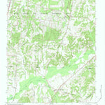 United States Geological Survey Spring Creek, TN (1966, 24000-Scale) digital map
